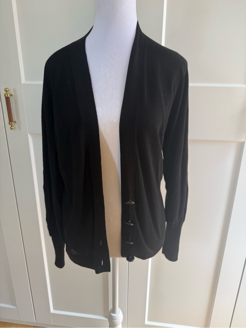Hugo Boss Black Open-Front Button Cardigan